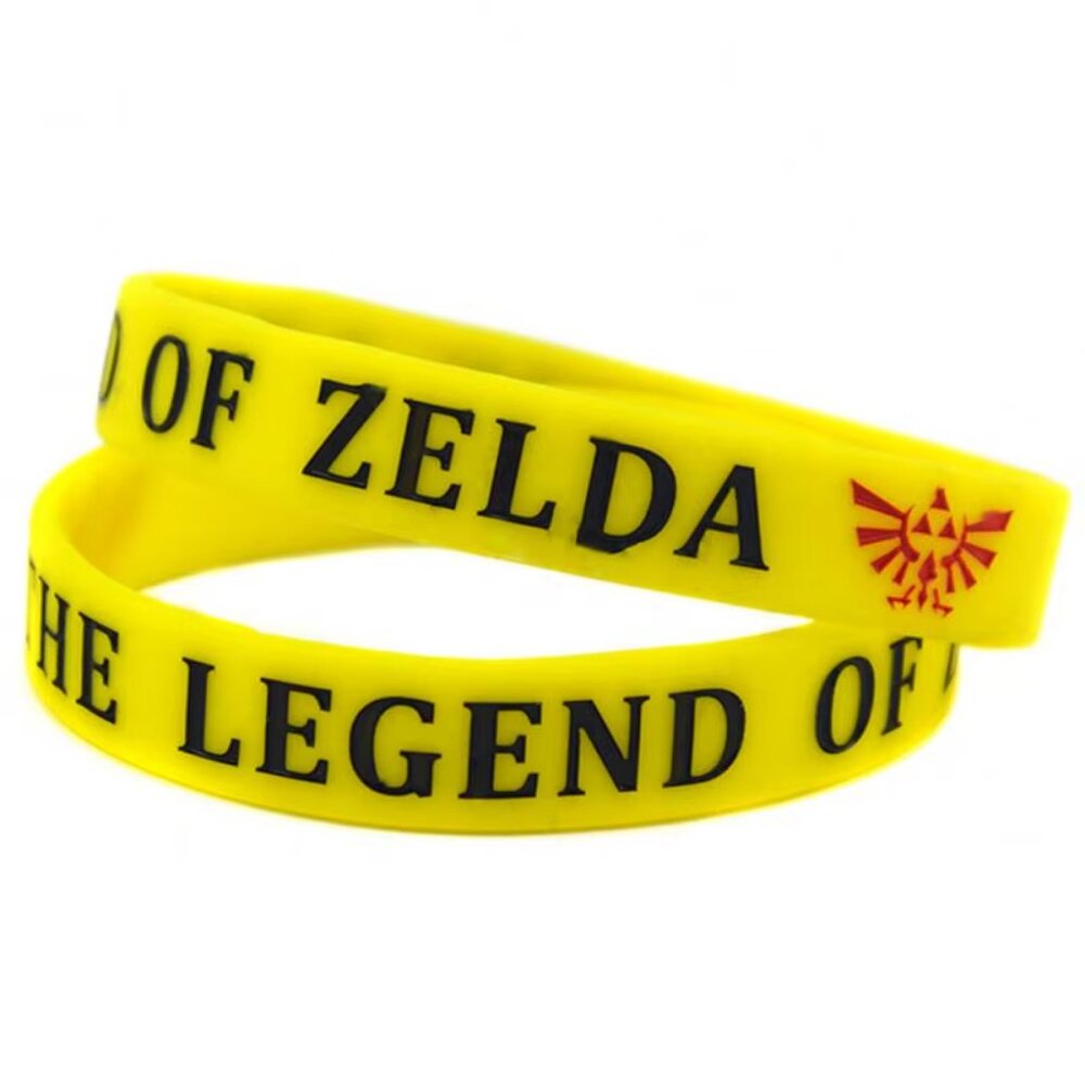 (2) ZELDA Video Game Theme wristband bracelet nes snes retro video game
